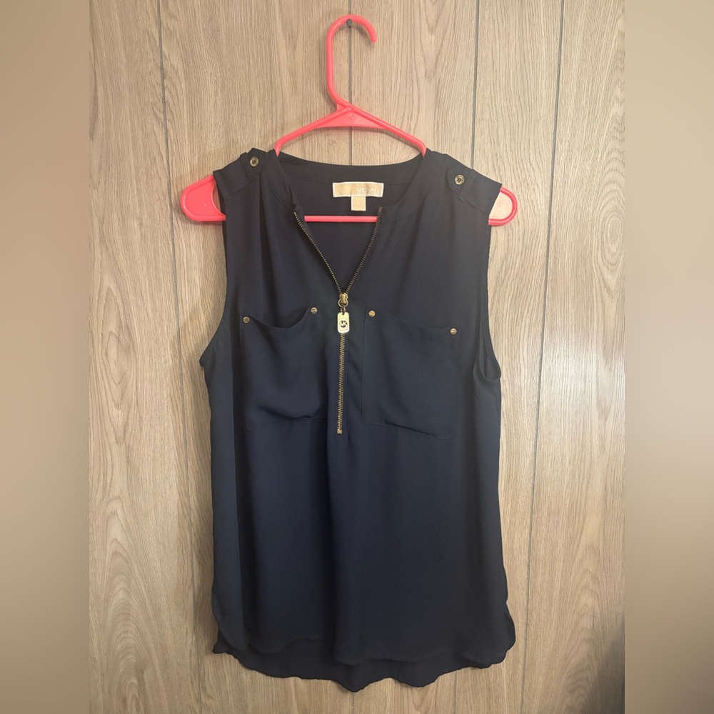 Michael Kors Navy Tank Top